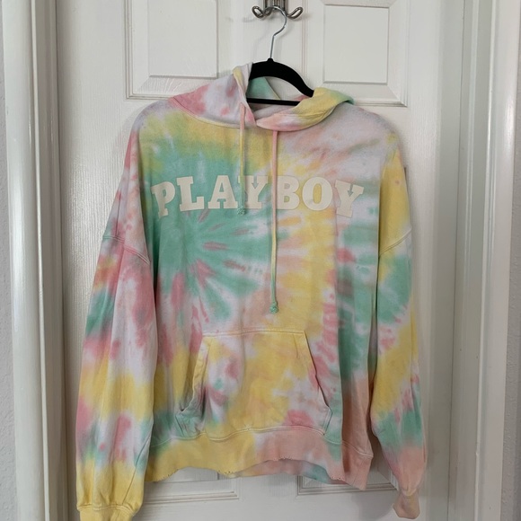 Oversized Playboy Hoodie EUC - Picture 6 of 9